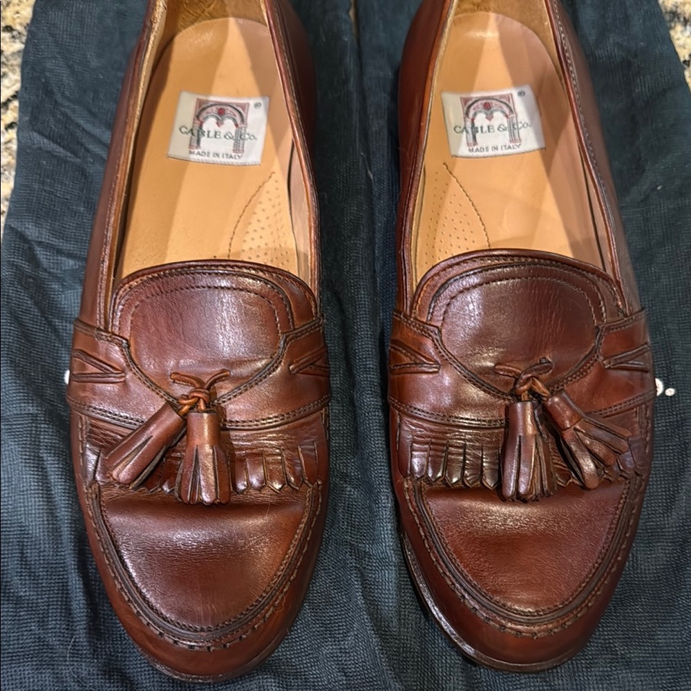 Men's Cable & Co Brown Leather Loafers
